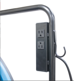 XPOWER FA-420K6 warehouse/dock cooling fan kit, L-30 LED Spotlight, and 420T mobile trolley