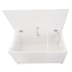 Parker Designer Cat Litter Box Enclosure – Hidden, Dog-Proof Pet Furniture with Lid, Elegant & Odor-Contained for Large Cats, White