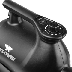 XPOWER A-12 Professional Car Dryer Blower w/2 heat settings and Mobile Dock w/caster wheels