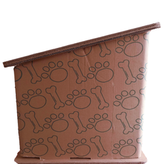 Modern Double-Layer Cardboard Cat House, Cozy Hideout Scratcher, PetPro Brand