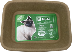 Eco-Friendly Cat Litter Box – Bulk Box of 29 | 100% Paper Pulp