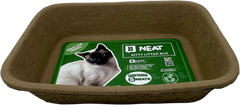 Eco-Friendly Cat Litter Box – Bulk Box of 29 | 100% Paper Pulp