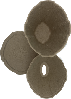 Plantable Pet Ashes Urn – Biodegradable Molded Pulp Memorial for Dogs, Cats