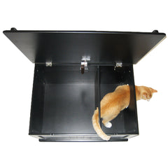 Designer Catbox Cat Litter Box Enclosure, Hidden, Dog-Proof Pet Furniture with Cover, Elegant, Covered, Odor Contained for Large Cats, Cat Litter Box Furniture with Lid
