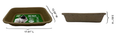 Eco-Friendly Cat Litter Box – Bulk Box of 29 | 100% Paper Pulp