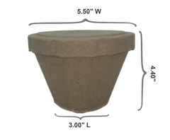 Plantable Pet Ashes Urn – Biodegradable Molded Pulp Memorial for Dogs, Cats
