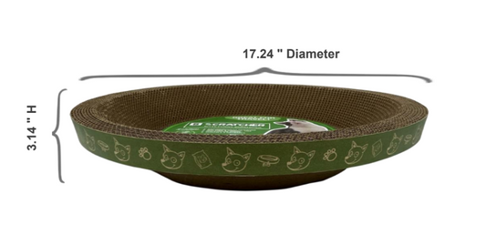 Round Cat Scratcher Pad – Bulk Box of 16