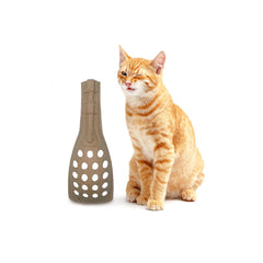 5 Pack Molded Pulp Cat Litter Scoops – Eco Friendly Kitty Sifter