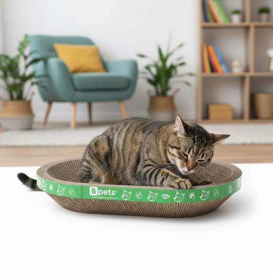Cat House+ Oval Scratcher