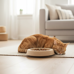 Disposable Molded Pulp Pet Feeding Bowls, 3 Pack, Leak Resistant Cat Dog Food Plate