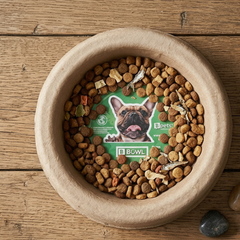 Disposable Molded Pulp Pet Feeding Bowls, 3 Pack, Leak Resistant Cat Dog Food Plate