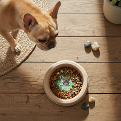 Disposable Molded Pulp Pet Feeding Bowls, 3 Pack, Leak Resistant Cat Dog Food Plate