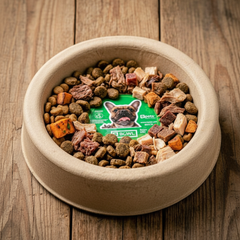 Disposable Molded Pulp Pet Feeding Bowls, 3 Pack, Leak Resistant Cat Dog Food Plate