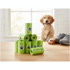 Poop Bags 200 Rolls (2,400 Counts), Ultra Durable,Unscented Dog Waste Bags & Cat Litter Bags, Extra Thick, Easy to Open, Value Pack Refill Rolls