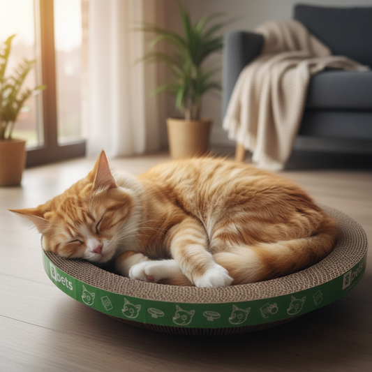 Round Cat Scratcher Pad – Bulk Box of 16