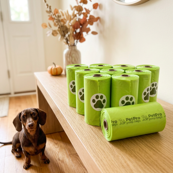 Dog Waste Bags – 10 Rolls (120 Count), Ultra Thick & Unscented
