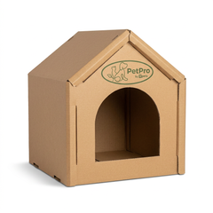 Cardboard Cat House – Small, Cozy Hideaway & Scratching Playhouse
