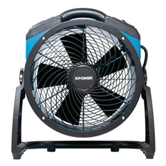 XPOWER FC-250AD Pro 13” Brushless DC Motor Air Circulator Utility Fan with Power Outlets