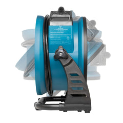 XPOWER FC-250AD Pro 13” Brushless DC Motor Air Circulator Utility Fan with Power Outlets