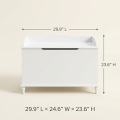 Designer Cat Litter Cabinet – Concealed Litter & Dog-Proof, White Jumbo