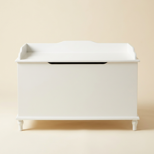 Gabinete blanco Jumbo sobre fondo crema
