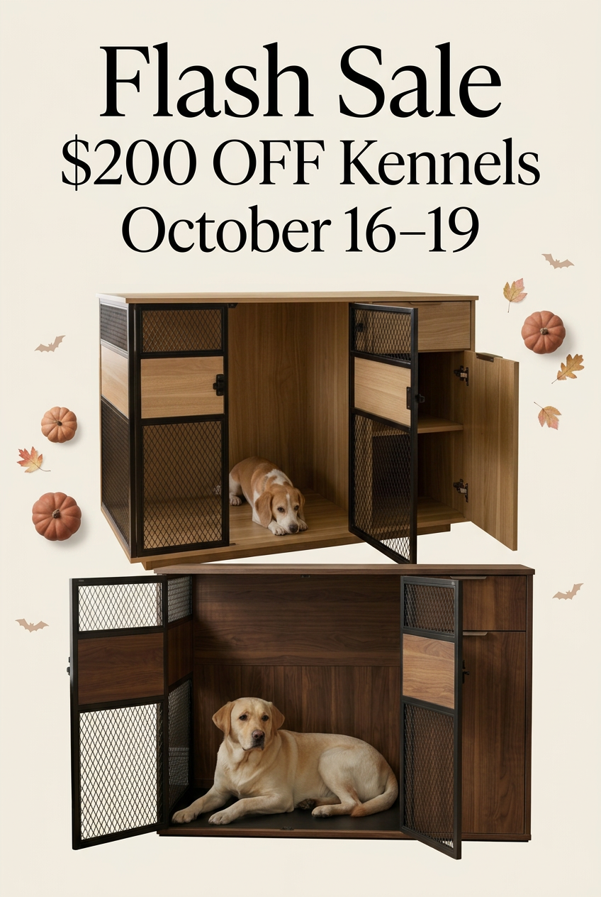 Flash Sale: $200 OFF Kennels, October 16–19