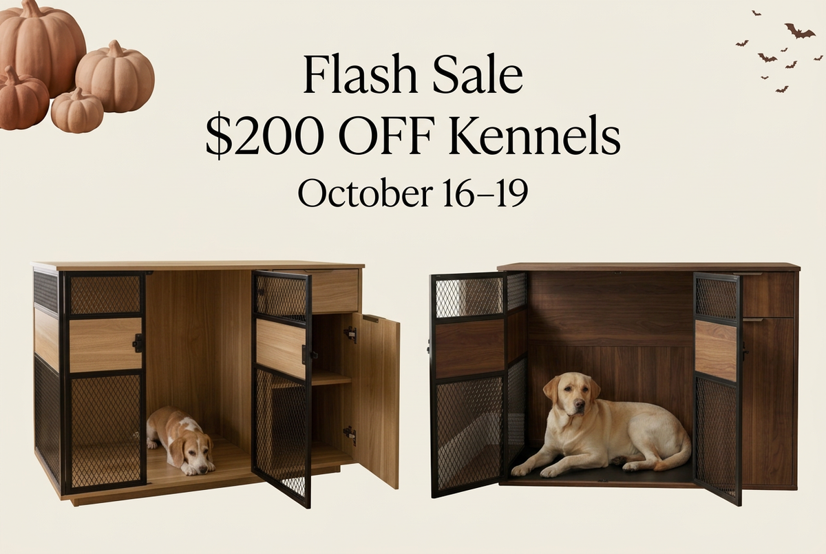 Flash Sale: $200 OFF Kennels, October 16–19