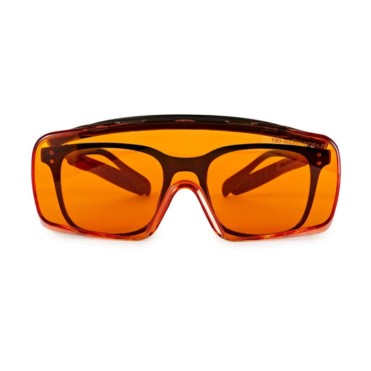 Tool Klean Large UV Light Safety Glasses – Yellow UVC Protective Goggles - EN166 ANSI Z87.1, CE – UV 400