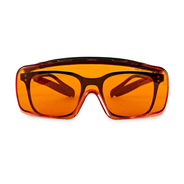 Tool Klean Large UV Light Safety Glasses – Yellow UVC Protective Goggles - EN166 ANSI Z87.1, CE – UV 400