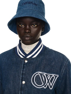 Qw Full Denim Varsity